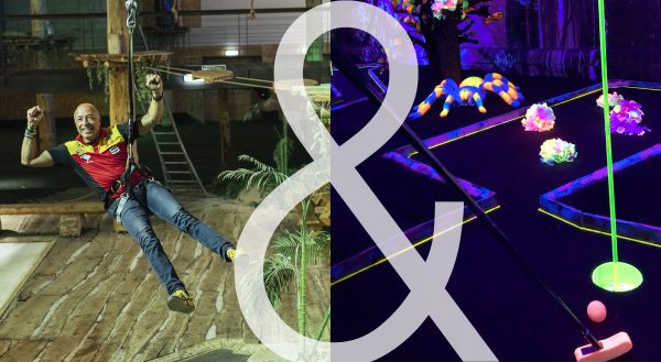 Klimmen + Glow Midgetgolf