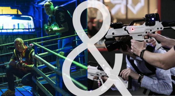 VR Gamen + Lasergamen